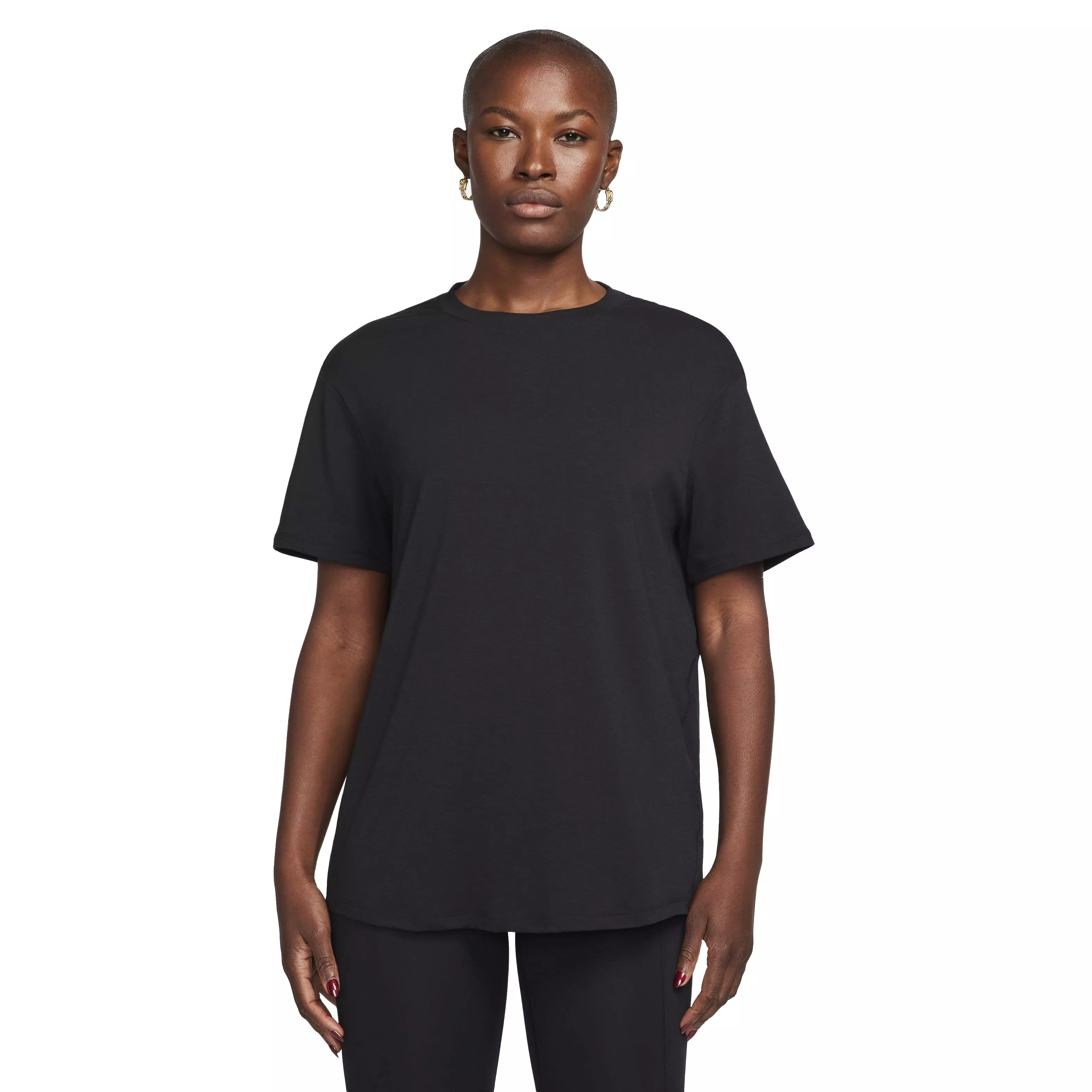 ★★Nike★★ One Relaxed Dry Fit Short Sleeve Top W Black FN Nike Women's One Relaxed Dri-FIT Short Sleeve Top